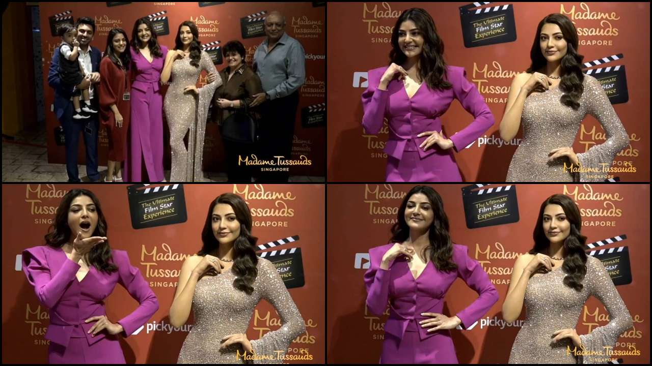'Surreal, goosebumps moment!': Kajal Aggarwal on unveiling her wax statue at Madame Tussauds Singapore