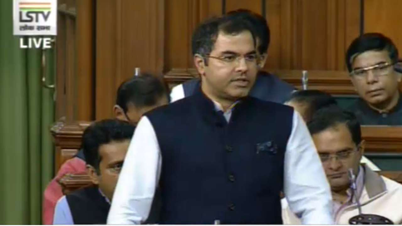 BJP MP Parvesh Verma in Lok Sabha