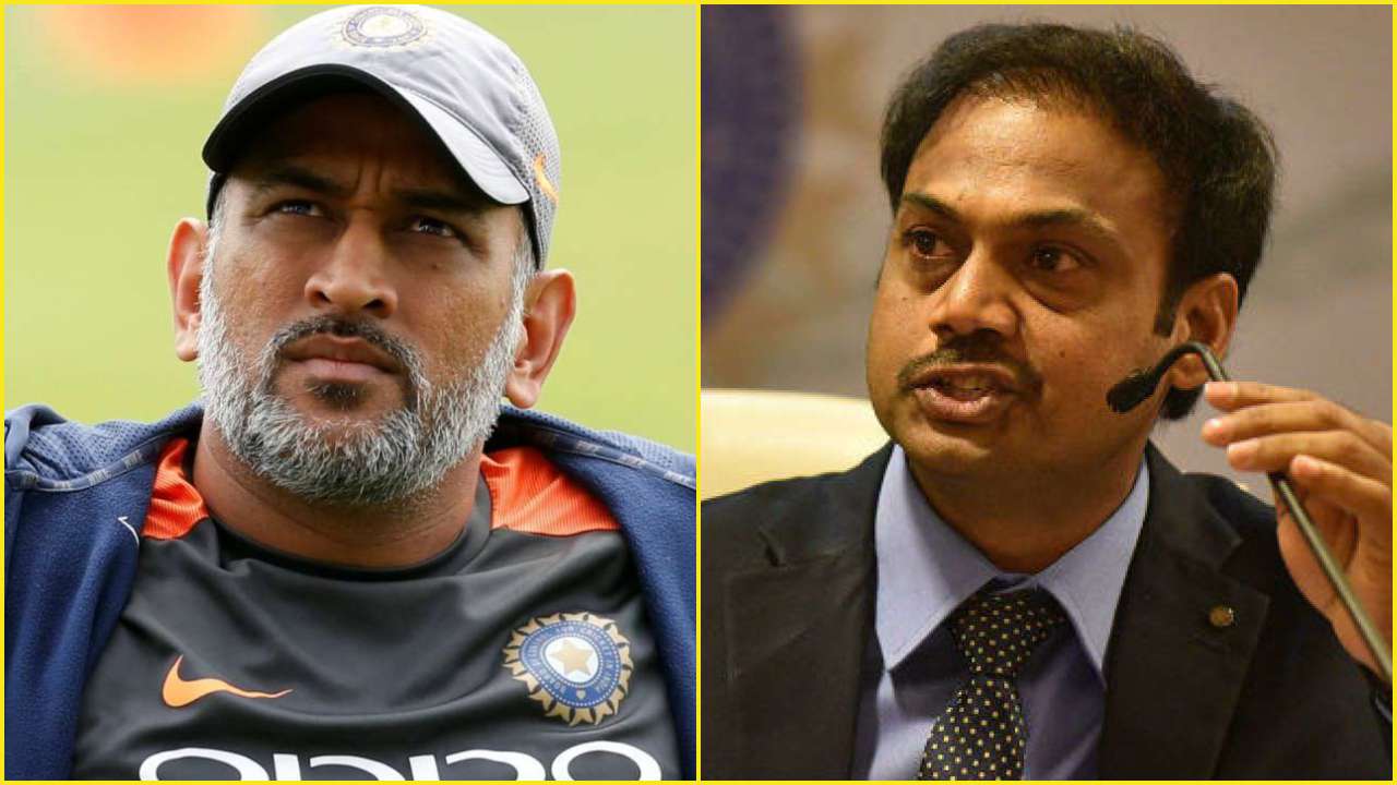 MS Dhoni and MSK Prasad