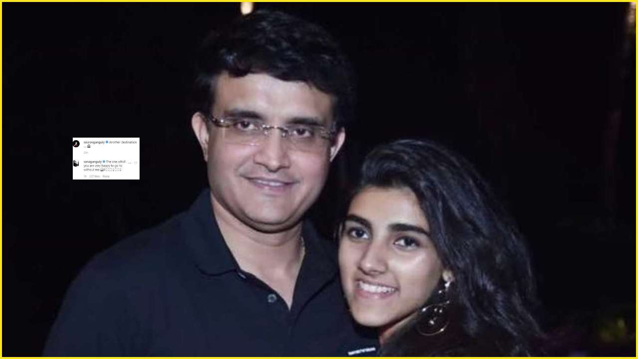 Happy to go without me&#39;: Sourav Ganguly gets trolled by daughter Sana Ganguly on social media again