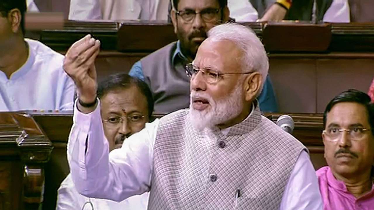 In rare move, word from PM Modi's Rajya Sabha speech expunged