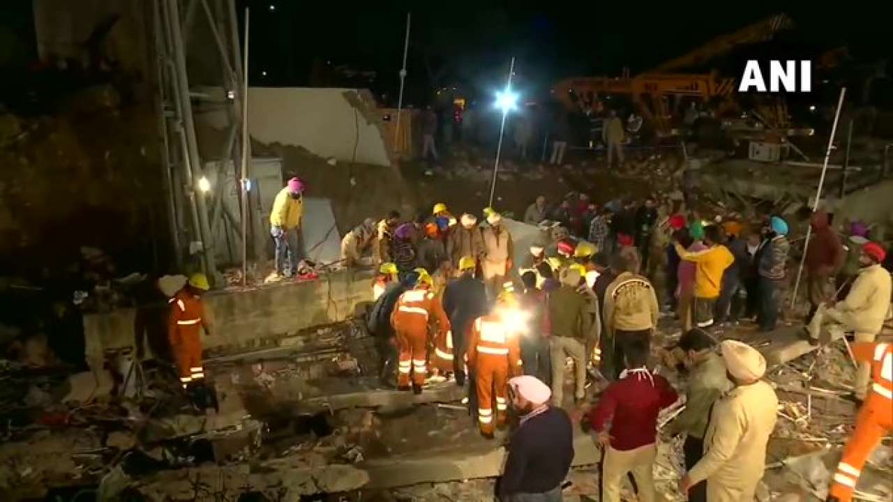 Several Trapped As 3-storey Building Collapses In Punjab's Mohali ...