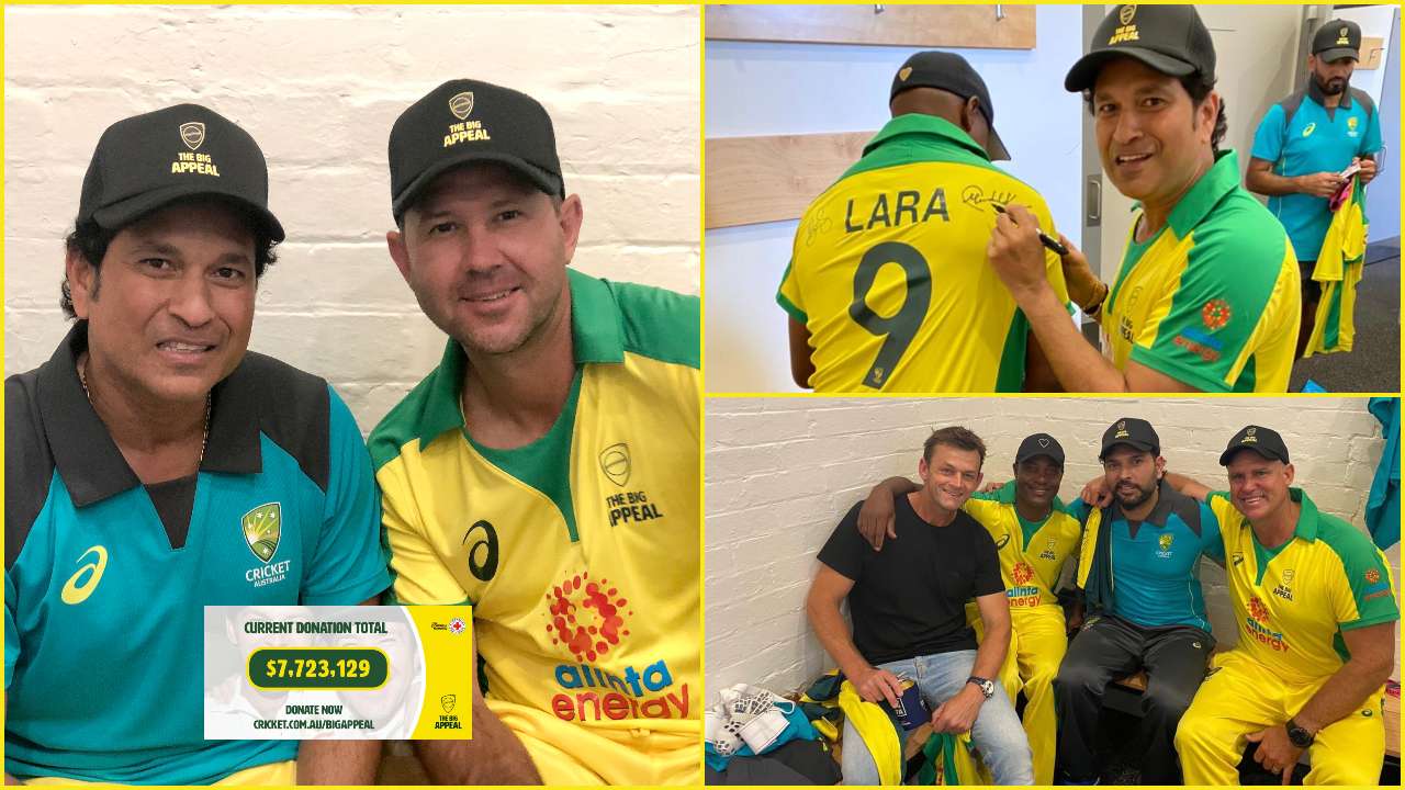 Ricky Ponting, Sachin Tendulkar, Yuvraj Singh, Brian Lara