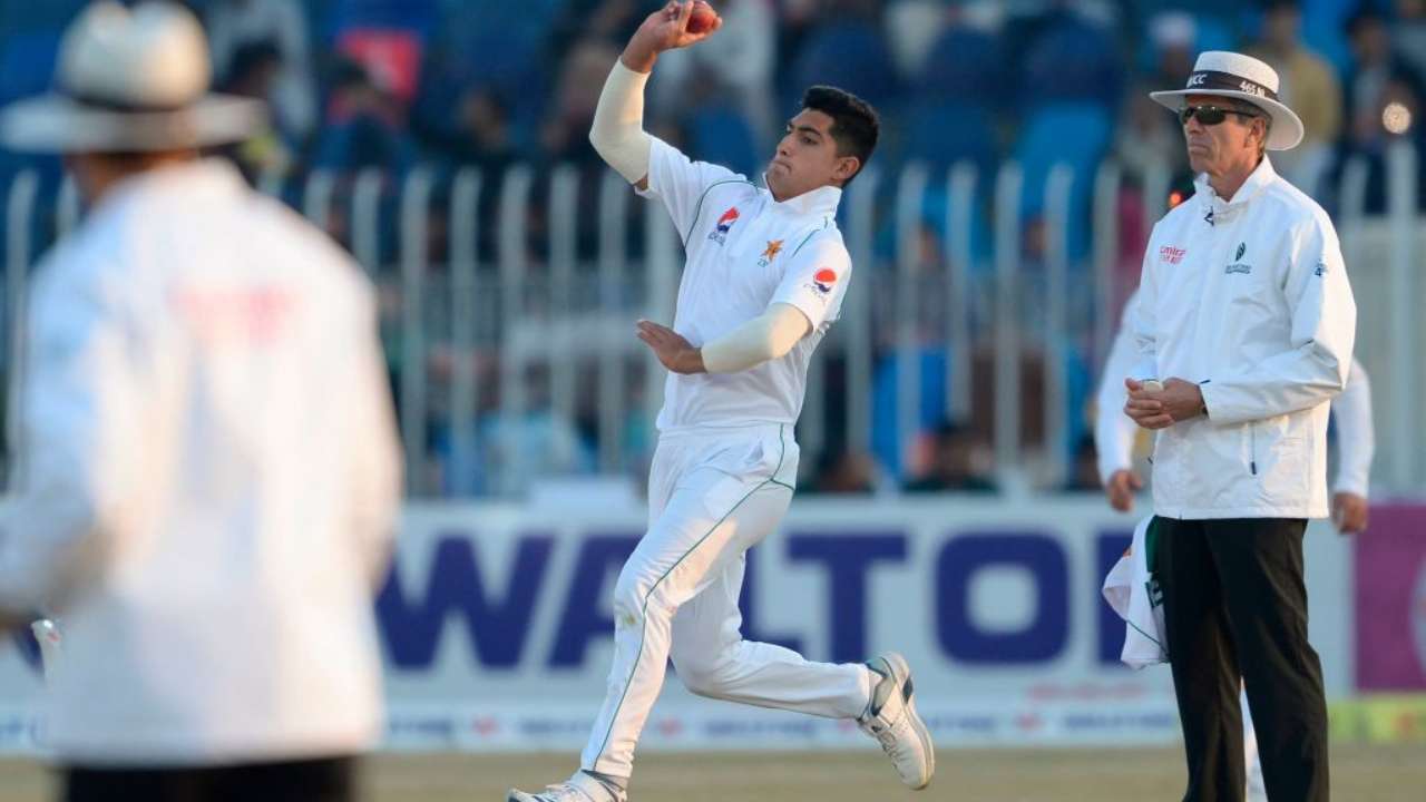 Pakistan Vs Bangladesh 16 Year Old Naseem Shah Becomes Youngest To Take Test Hat Trick