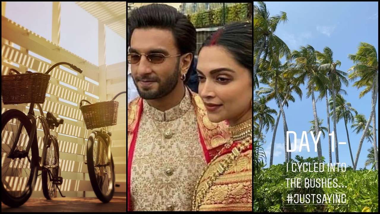 'Just saying', Deepika, Ranveer cycled into bushes