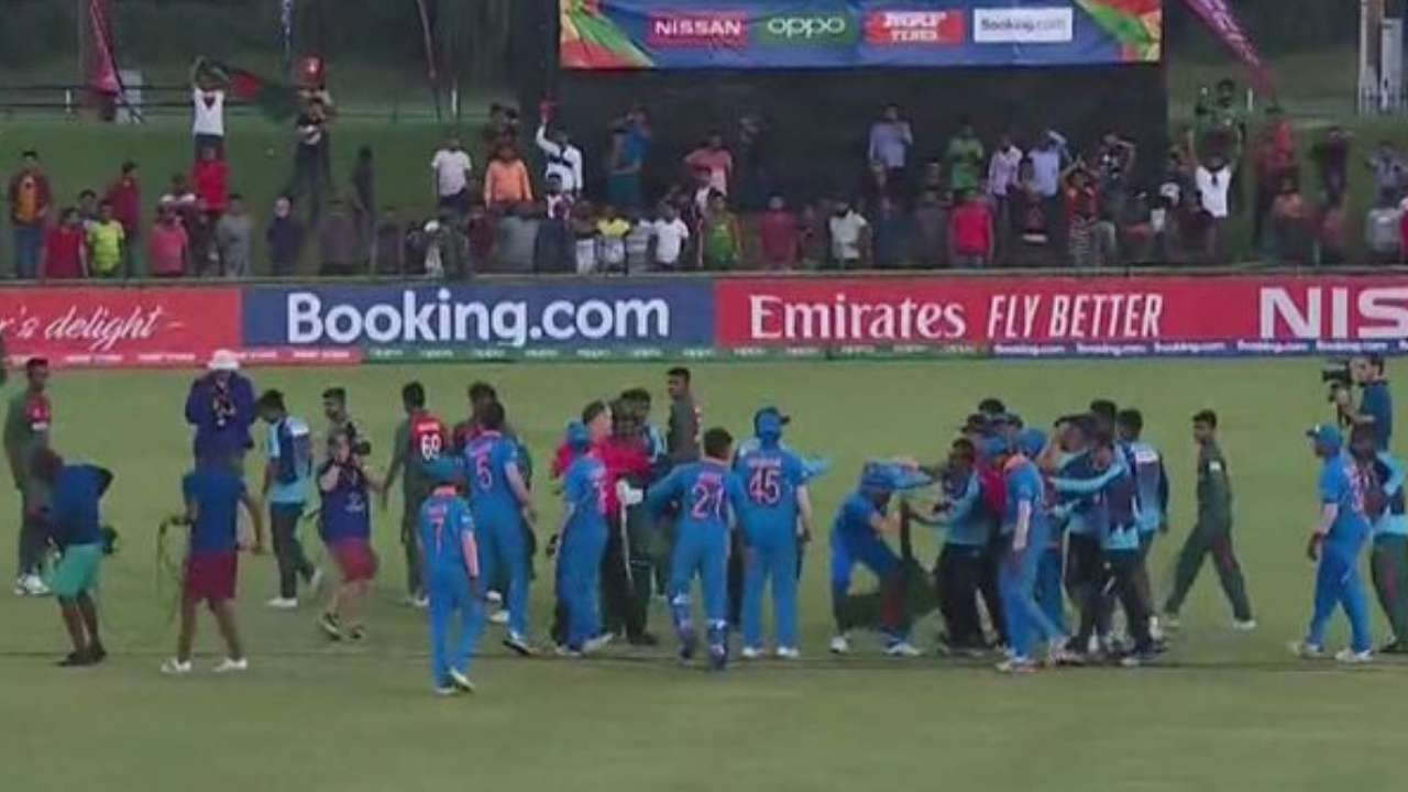 U19 World Cup Final Spat 3 Bangladesh 2 Indian Players Sanctioned By Icc For Unedifying Scenes