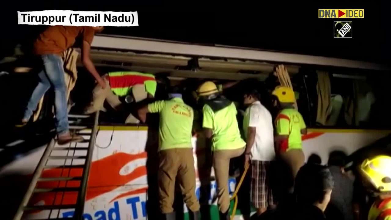 20 feared dead in bus-lorry collision in Tamil Nadu
