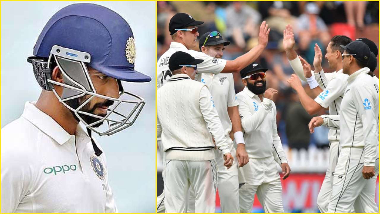 Ajinkya Rahane and New Zealand players