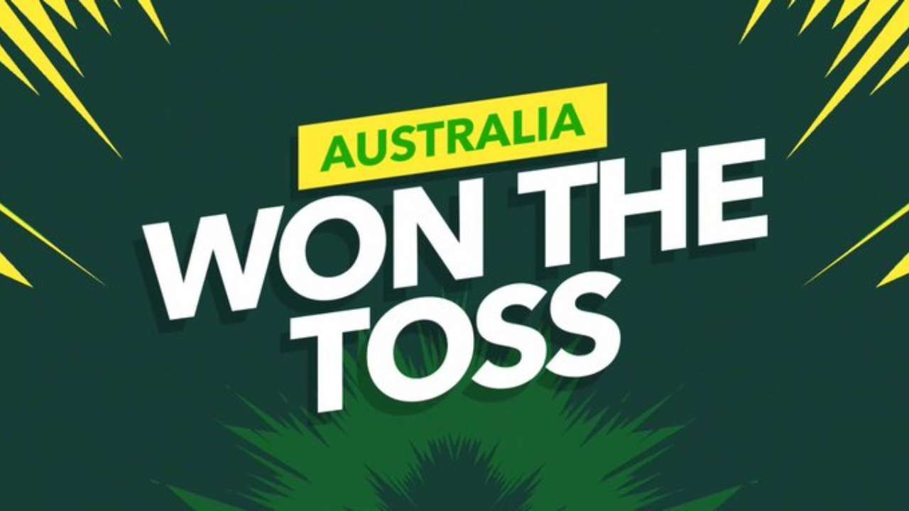 Australia win toss and opt to field