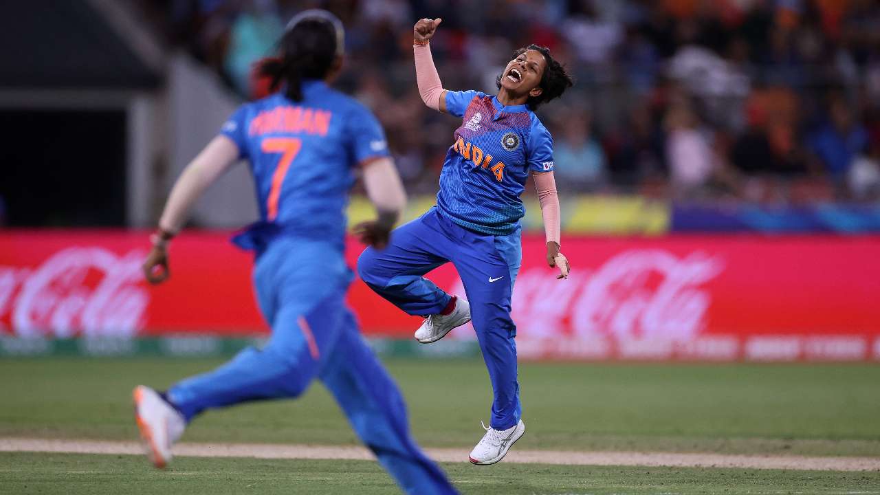 Poonam Yadav on fire, takes two wickets, misses hattrick