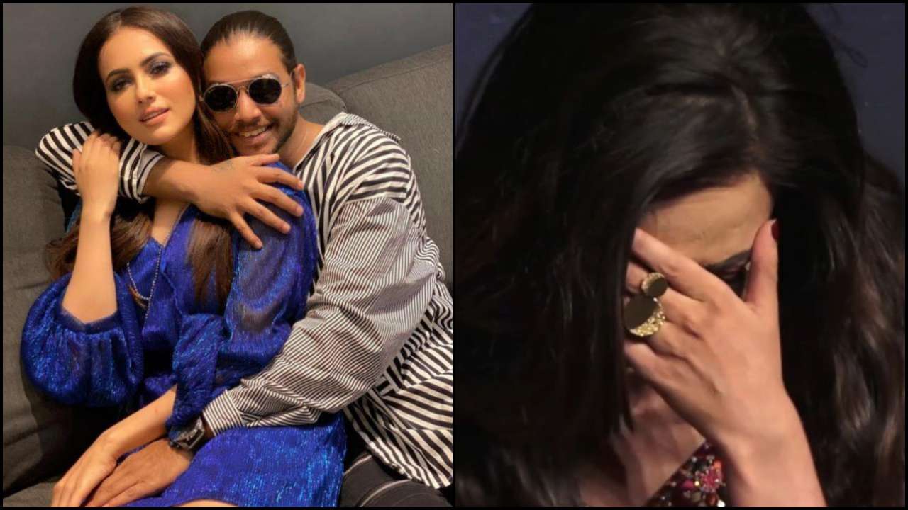 Sana Khan Xxx Hot Video - Video: Sana Khan breaks down at event; gets emotional post breakup with  Melvin Louis