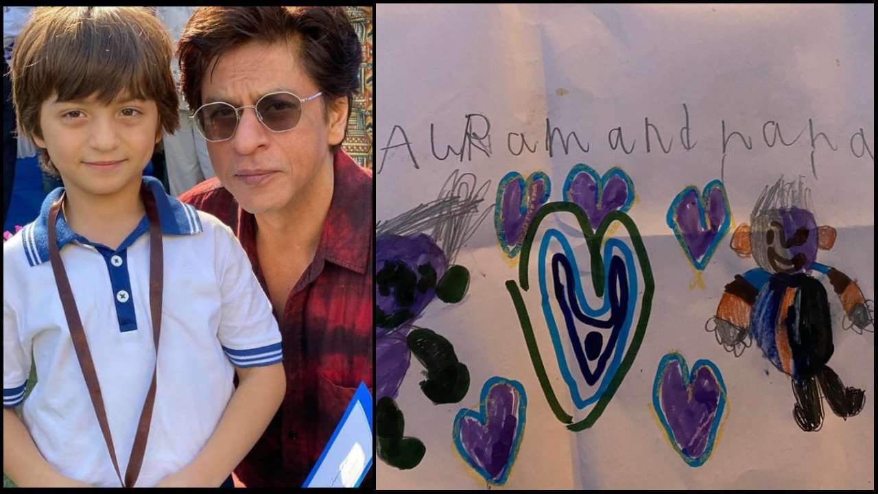 AbRam creates adorable drawing of him and 'papa' Shah Rukh Khan