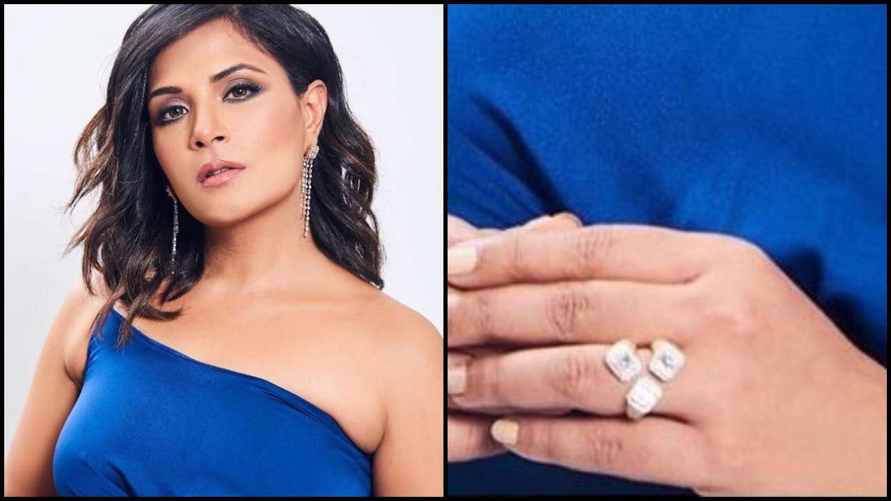 Is Richa Chadha flaunting her engagement ring given by beau Ali Fazal?