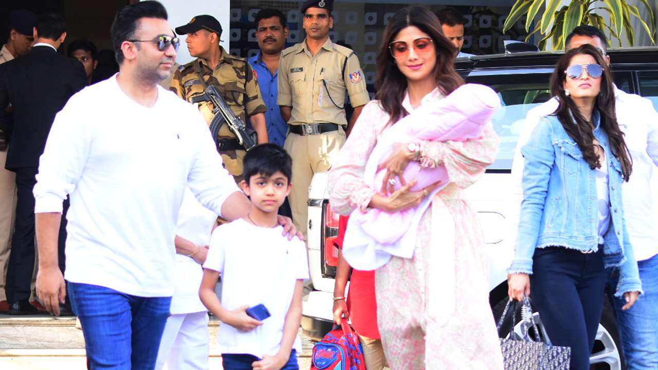 Photos: Shilpa Shetty-Raj Kundra bring home their newborn girl Samisha