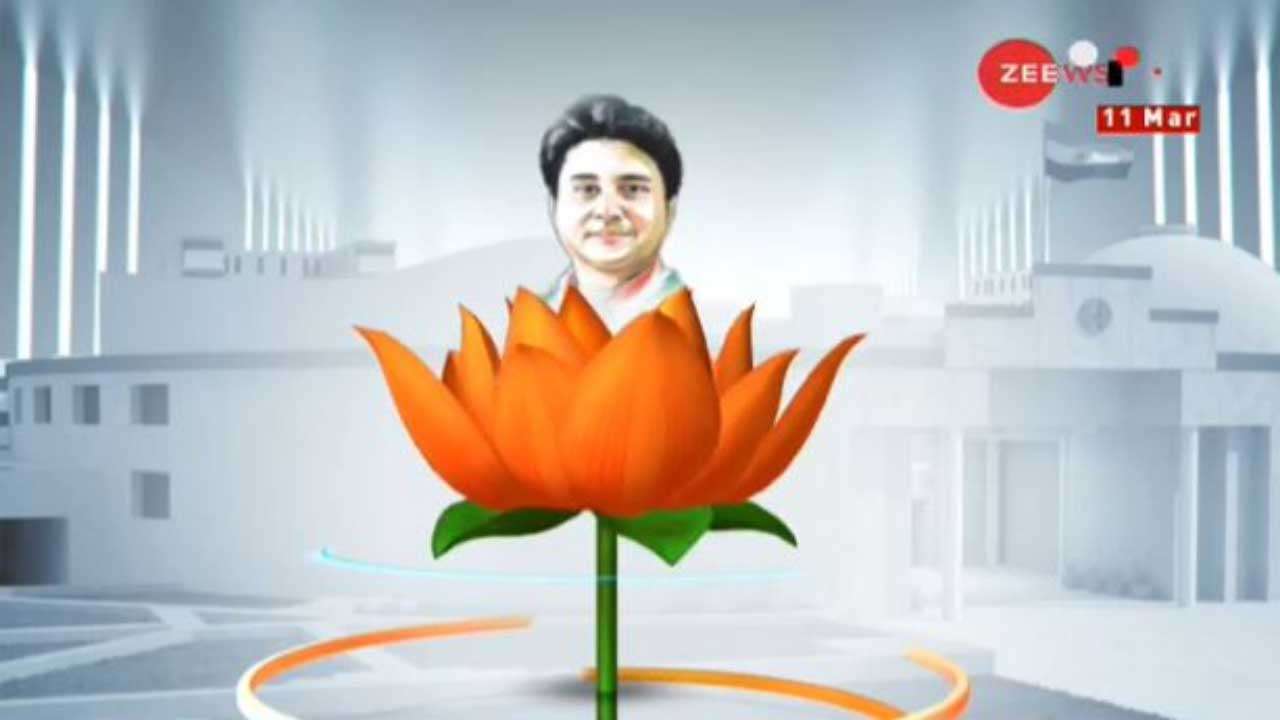 Day after Holi, Scindia changes colour; joins saffron party BJP