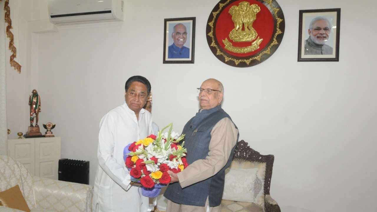 Kamal Nath with Lalji Tandon
