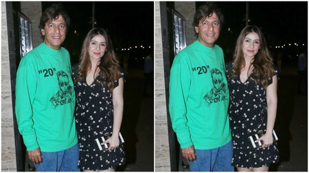 Chunky Pandey and wife Bhavna Pandey