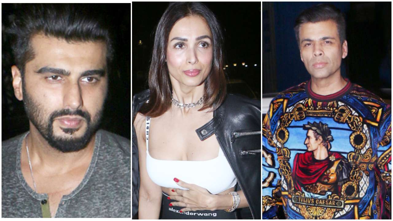 Malaika Arora, Arjun Kapoor leave hand-in-hand as they attend Bunty Sajdeh