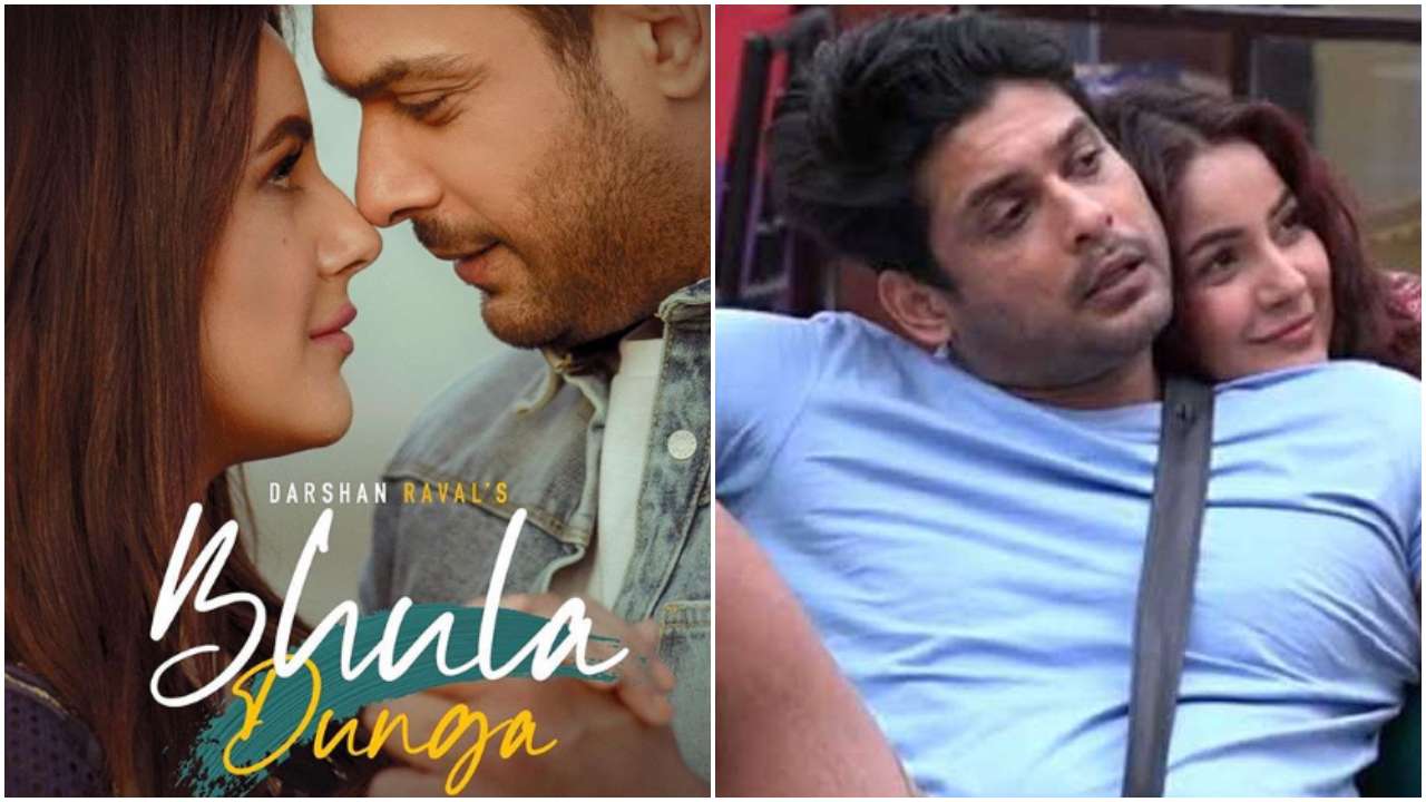 Image result for Sidharth Shukla, Shehnaaz Gill's song Bhula Dunga