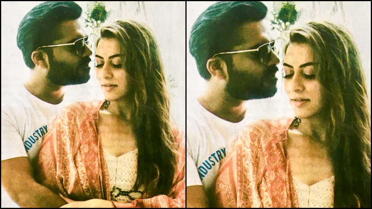 New still of Simbu and Hansika Motwani from 'Maha' hits the internet