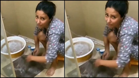 Hina Khan's latest viral video
