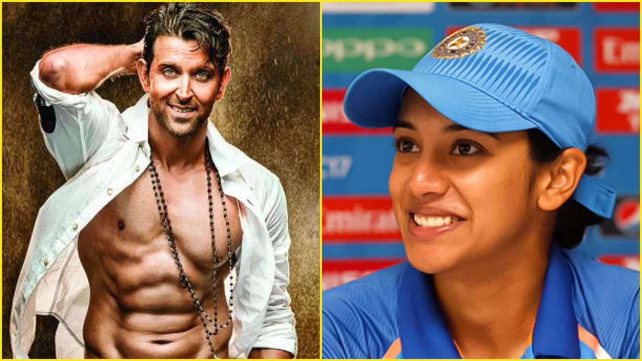 Indian Women Cricket Team S Smriti Mandhana Confesses Her Crush On Hrithik Roshan Women's cricket sport indian people. smriti mandhana confesses her crush