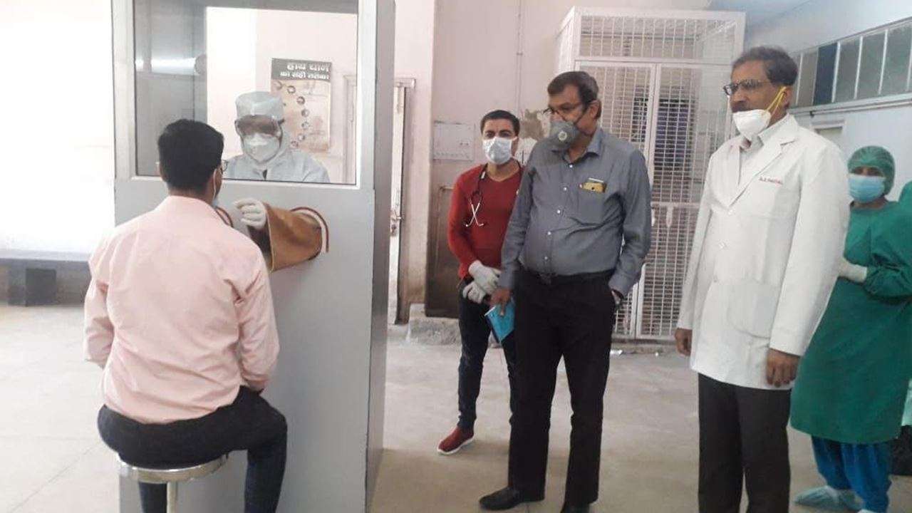 Cabin for coronavirus suspects