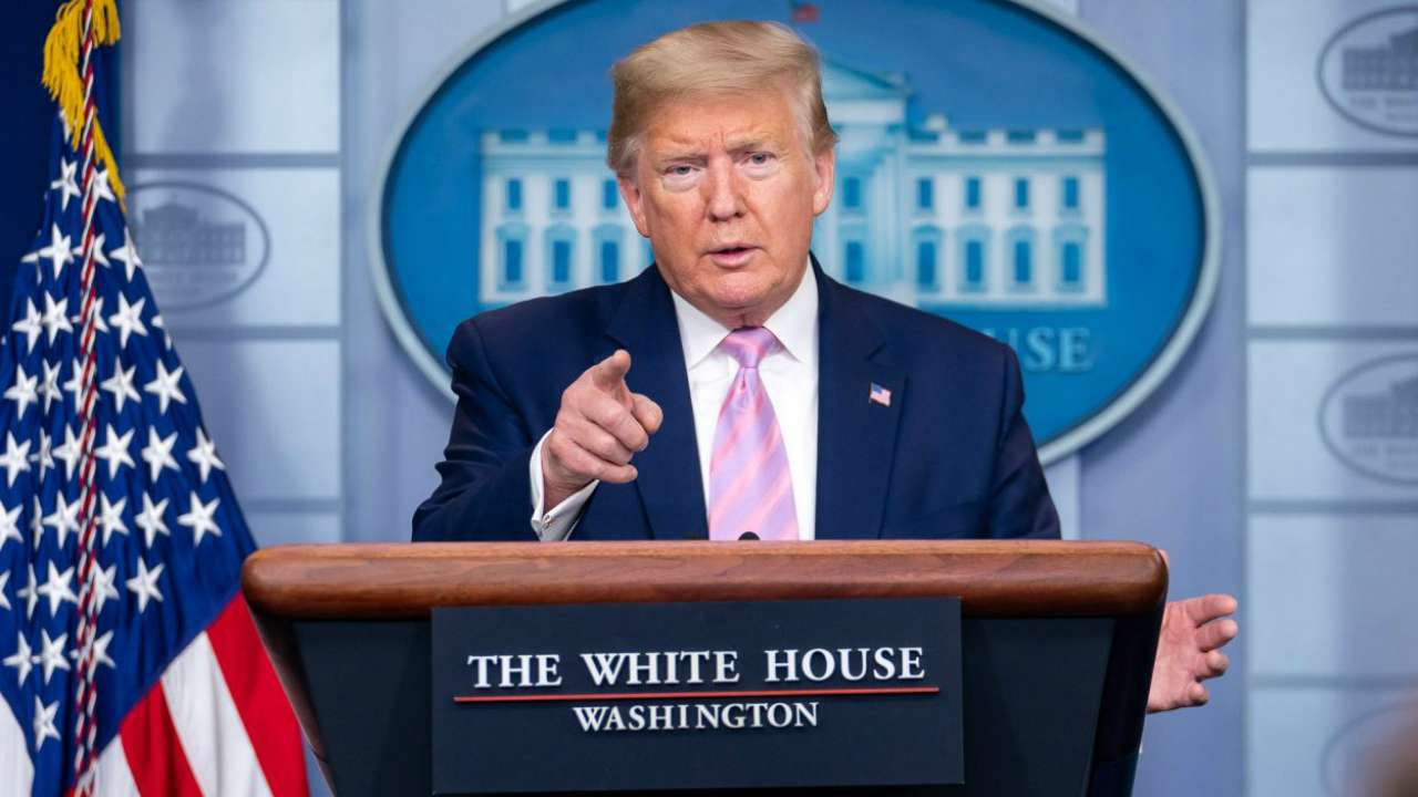 US President Donald Trump