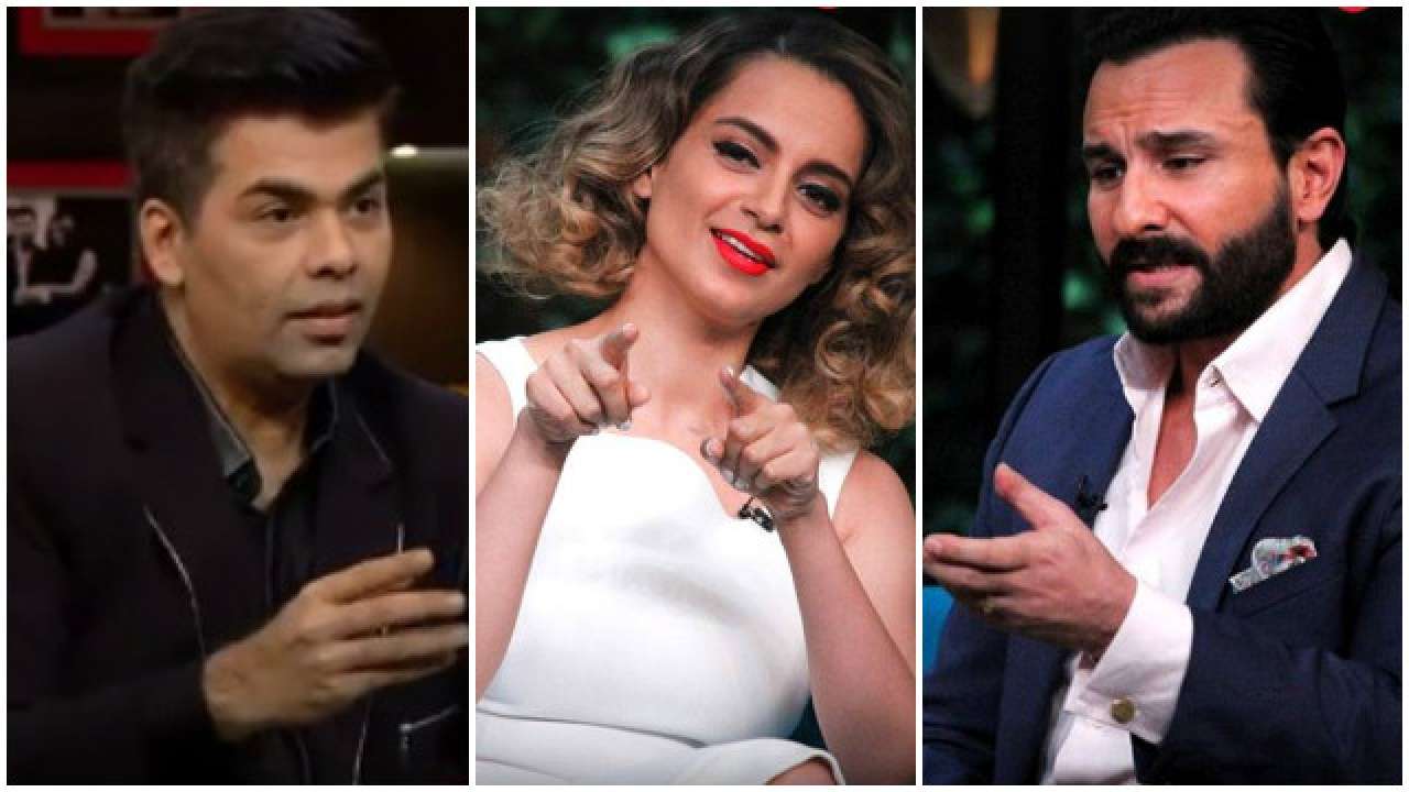 Când Kangana Ranaut a atacat Karan la televiziunea națională When Kangana Ranaut attacked Karan on National Television