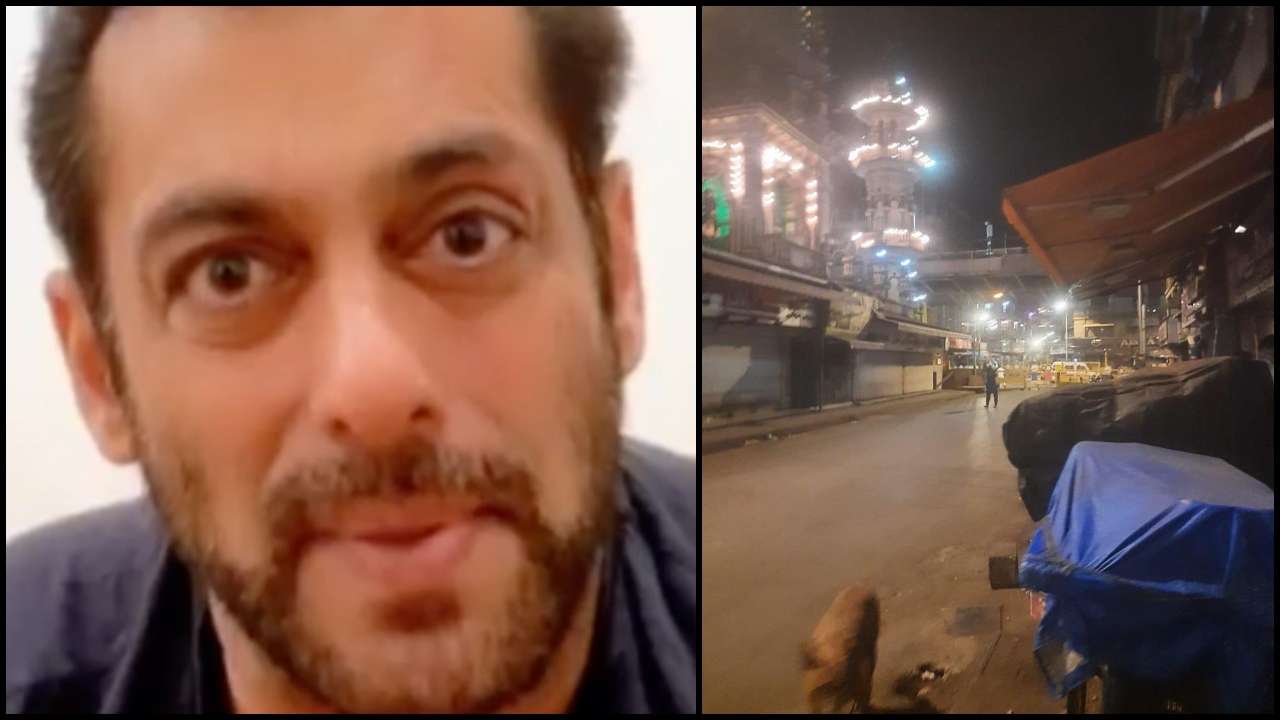 Salman Khan thanks fans, shares pics of Mumbai's empty streets