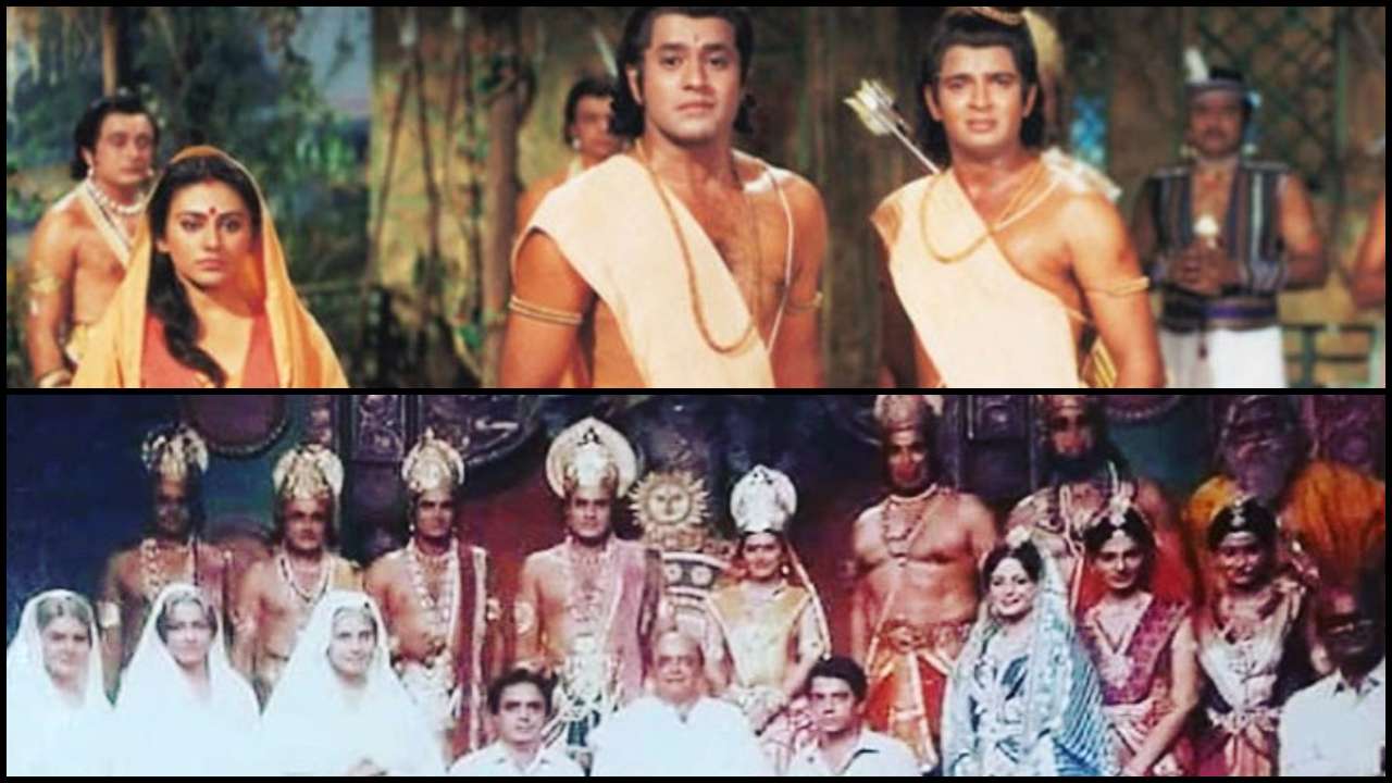Ramayana': Unseen picture of Arun Govil, Dipika Chikhalia, Sunil Lahri with  team goes viral