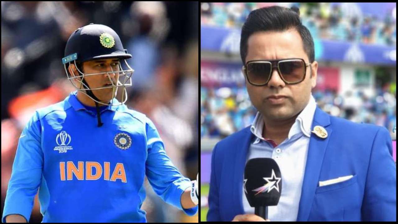 MS Dhoni and Aakash Chopra