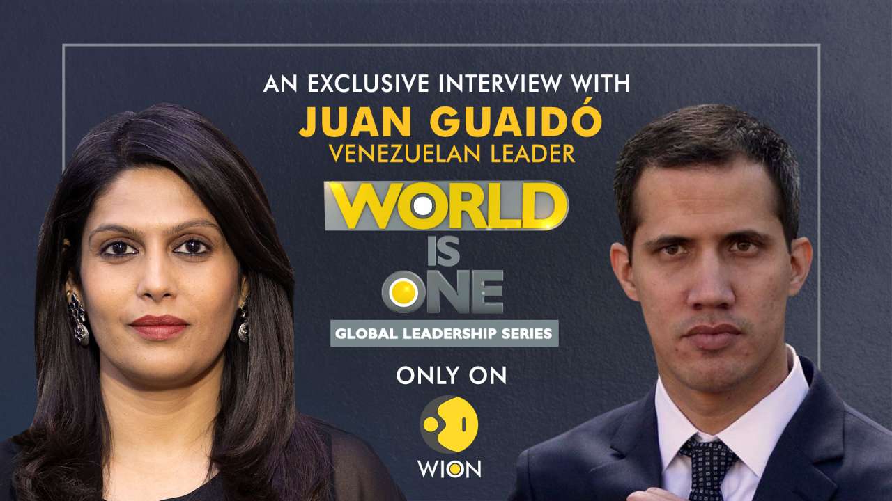 Venezuelan Interim President Juan Guaidó speaks to Palki Sharma Upadhyay on the global leadership series on WION