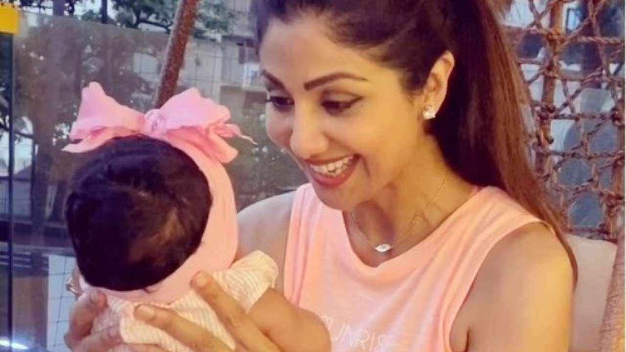 Watch: Shilpa Shetty's daughter Samisha turns two months, actor posts ...