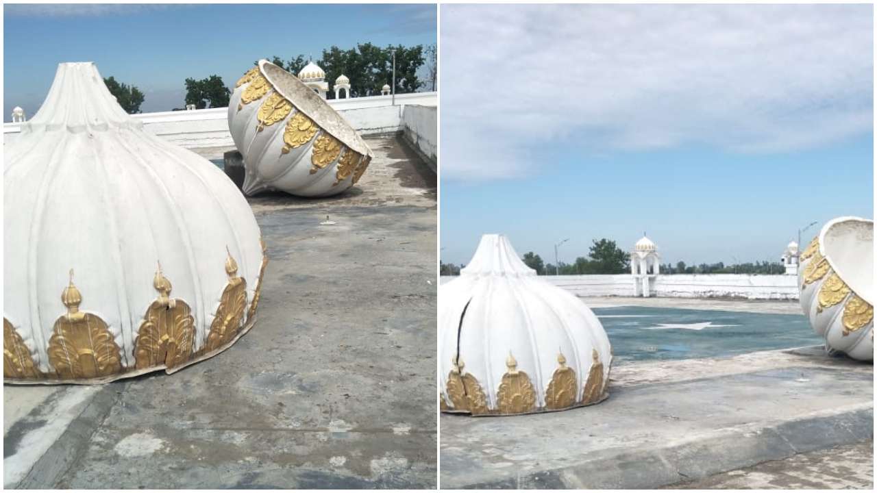 Kartarpur Gurudwara domes collapsed on Friday