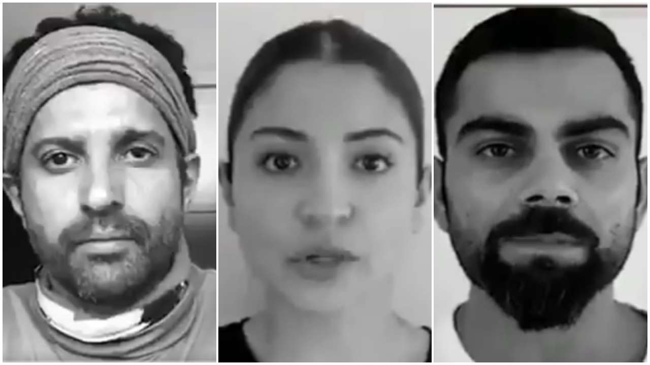 Watch: Anushka Sharma, Virat Kohli join Farhan Akhtar, Karan Johar in fight against domestic violence