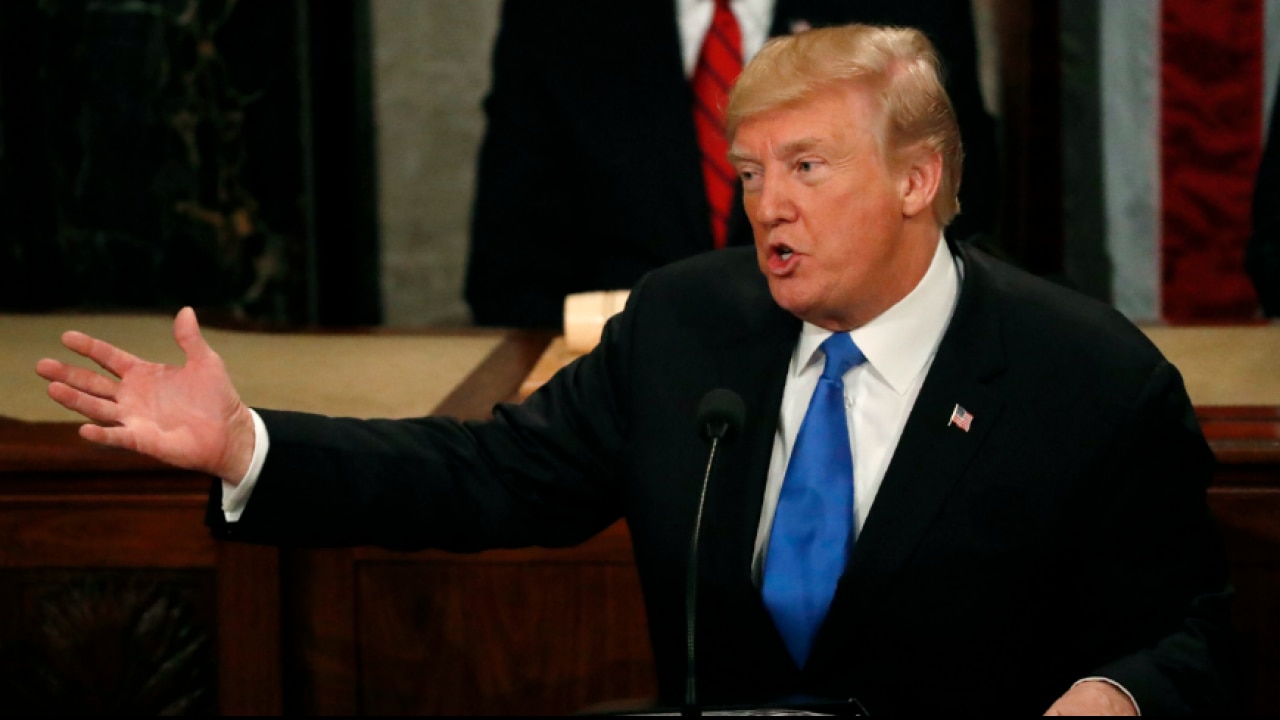 File photo: US President Donald Trump