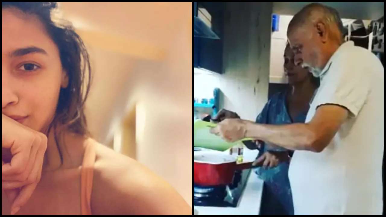 Alia Bhatt S Reaction To Mahesh Bhatt Helping Soni Razdan Cook Dinner Is Unmissable Mahesh bhatt, soni razdan, pooja and alia bhatt were seen at the do answering questions from. alia bhatt s reaction to mahesh bhatt