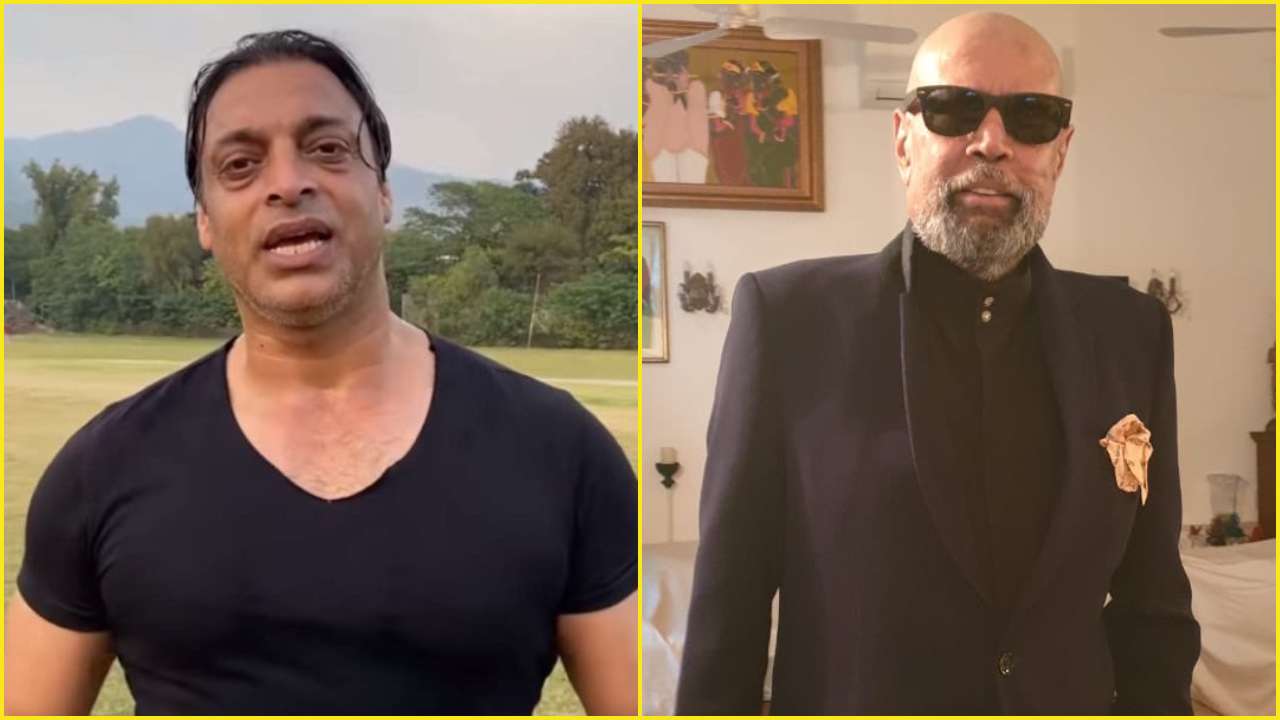 Kapil Dev and Shoaib Akhtar