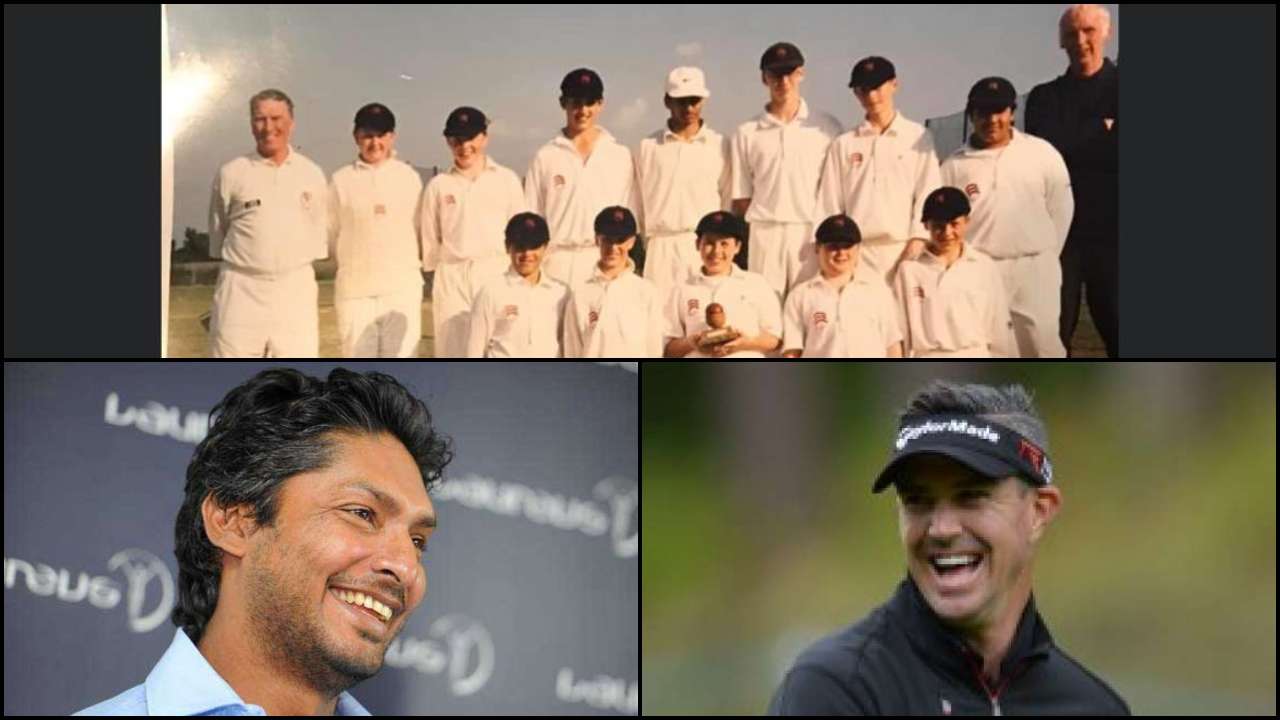 Ravi Bopara, Kumar Sangakkara and Kevin Pietersen
