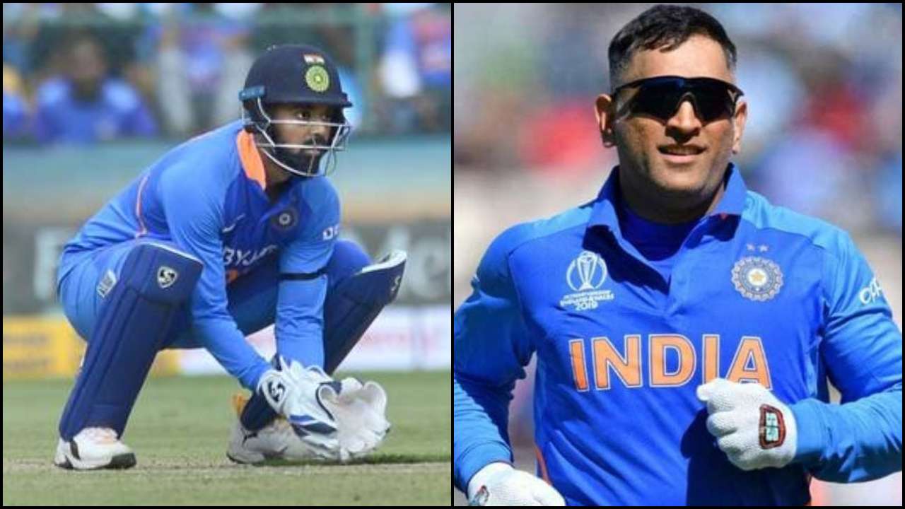 KL Rahul and MS Dhoni