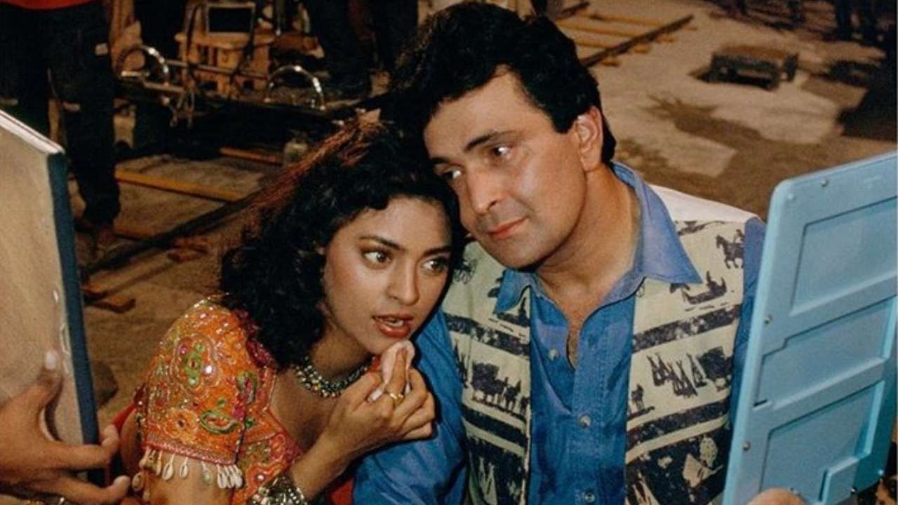 Rishi Kapoor and Juhi Chawla