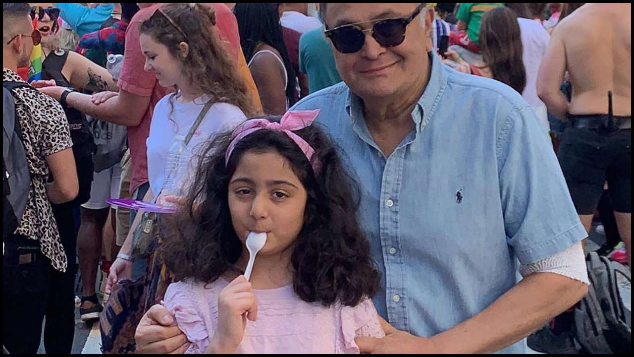 Rishi Kapoor with Samara