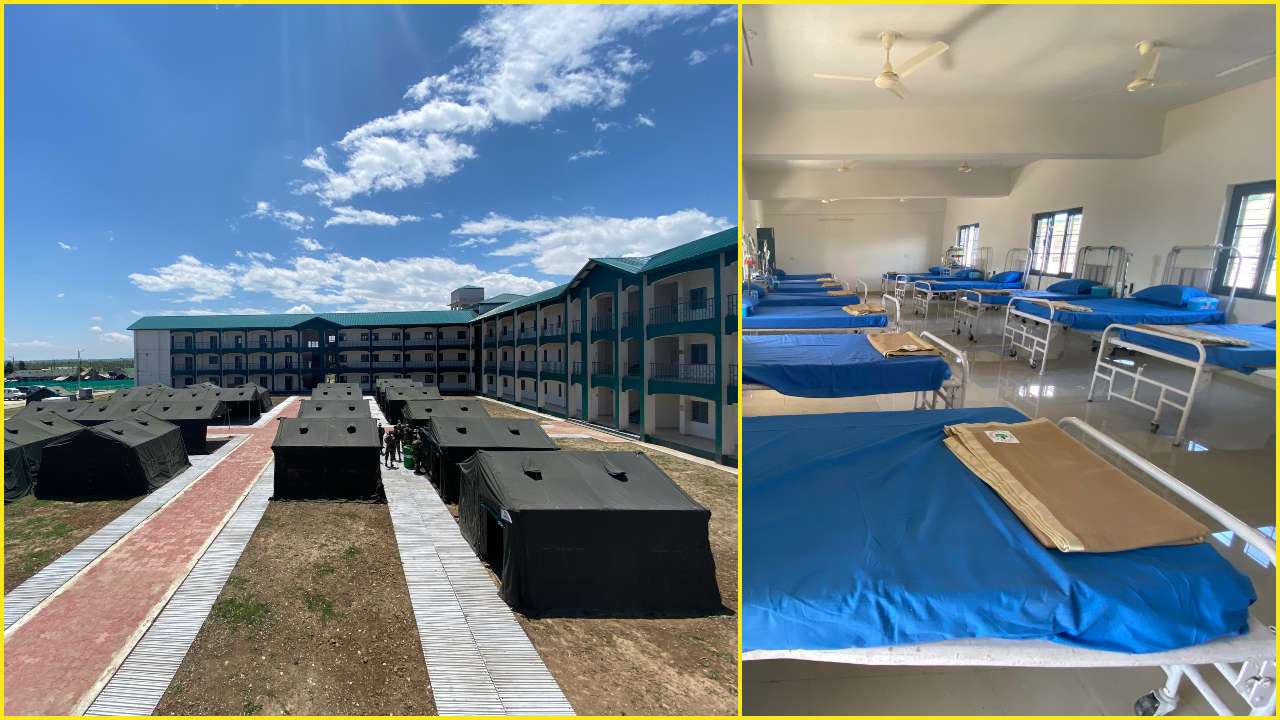 J K Indian Army Sets Up Two Covid 19 Hospitals In 15 Days