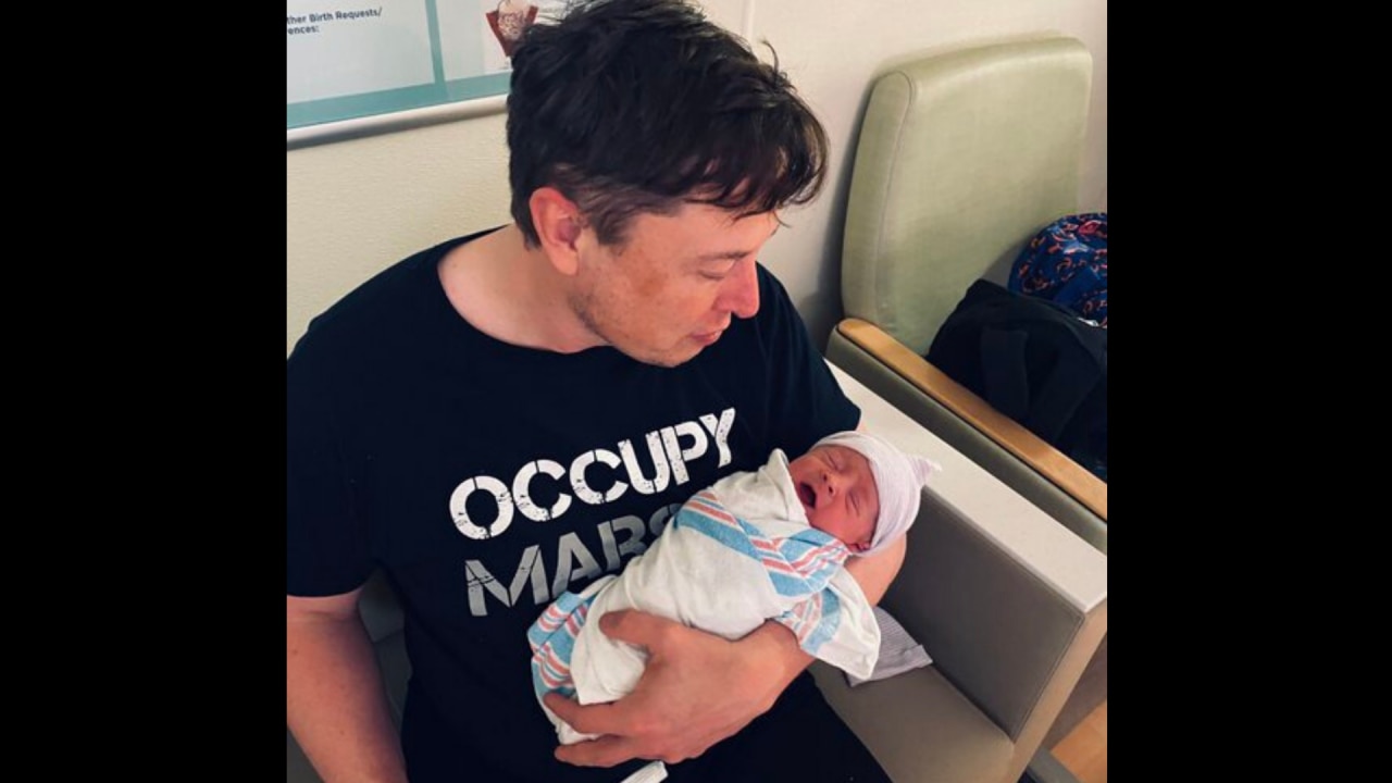 'Password strength- strong': Elon Musk names his newborn son 'X  A-12 Musk' and internet goes ...