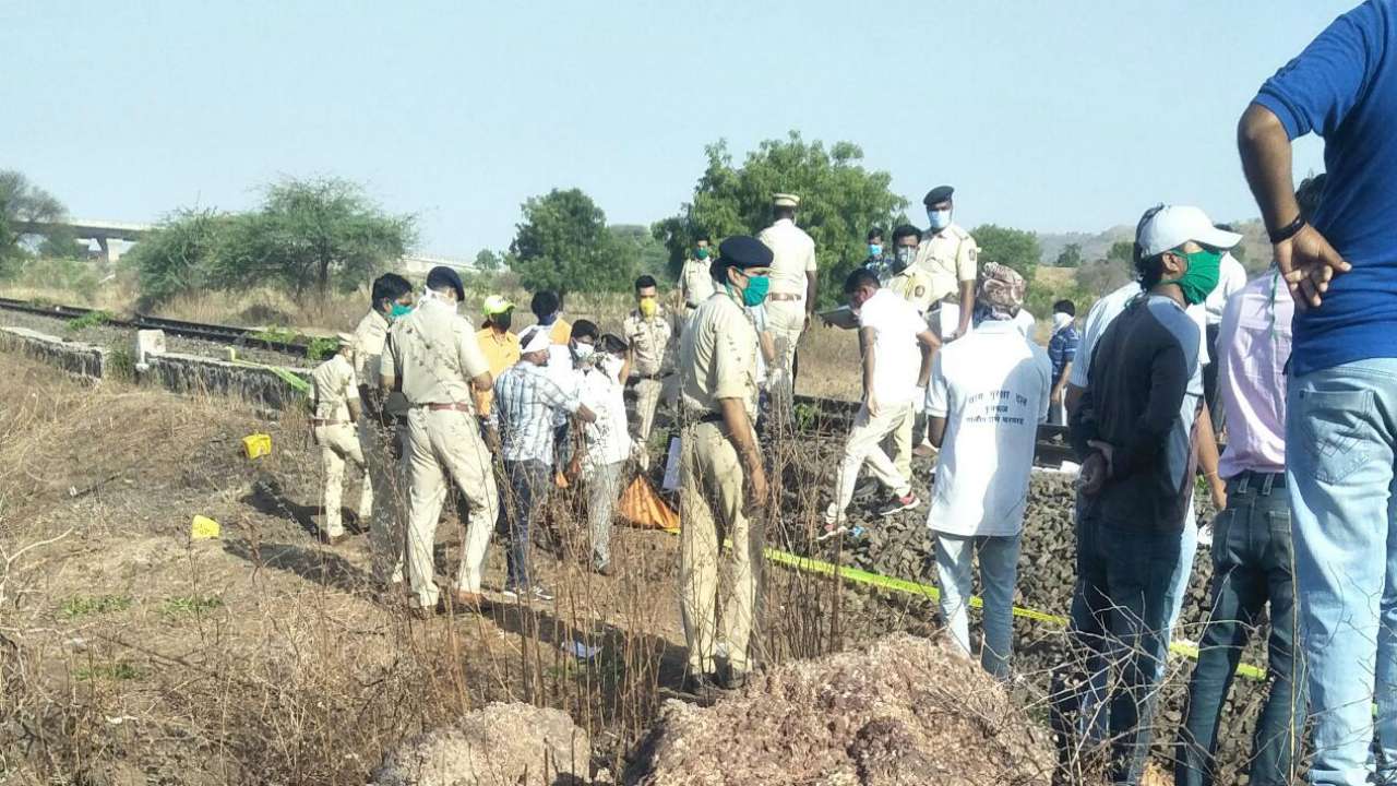 16 migrant workers who were run over by a goods train in Maharashtra's Aurangabad