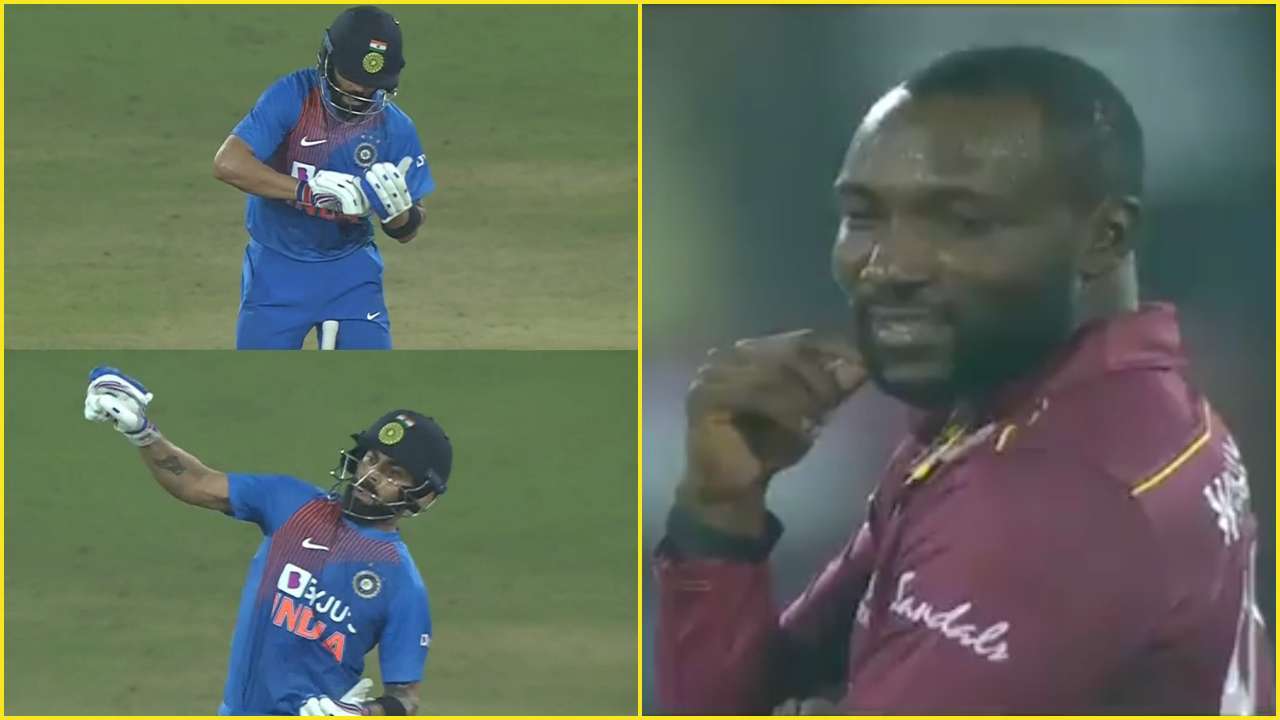 Virat Kohli and Kesrick Williams