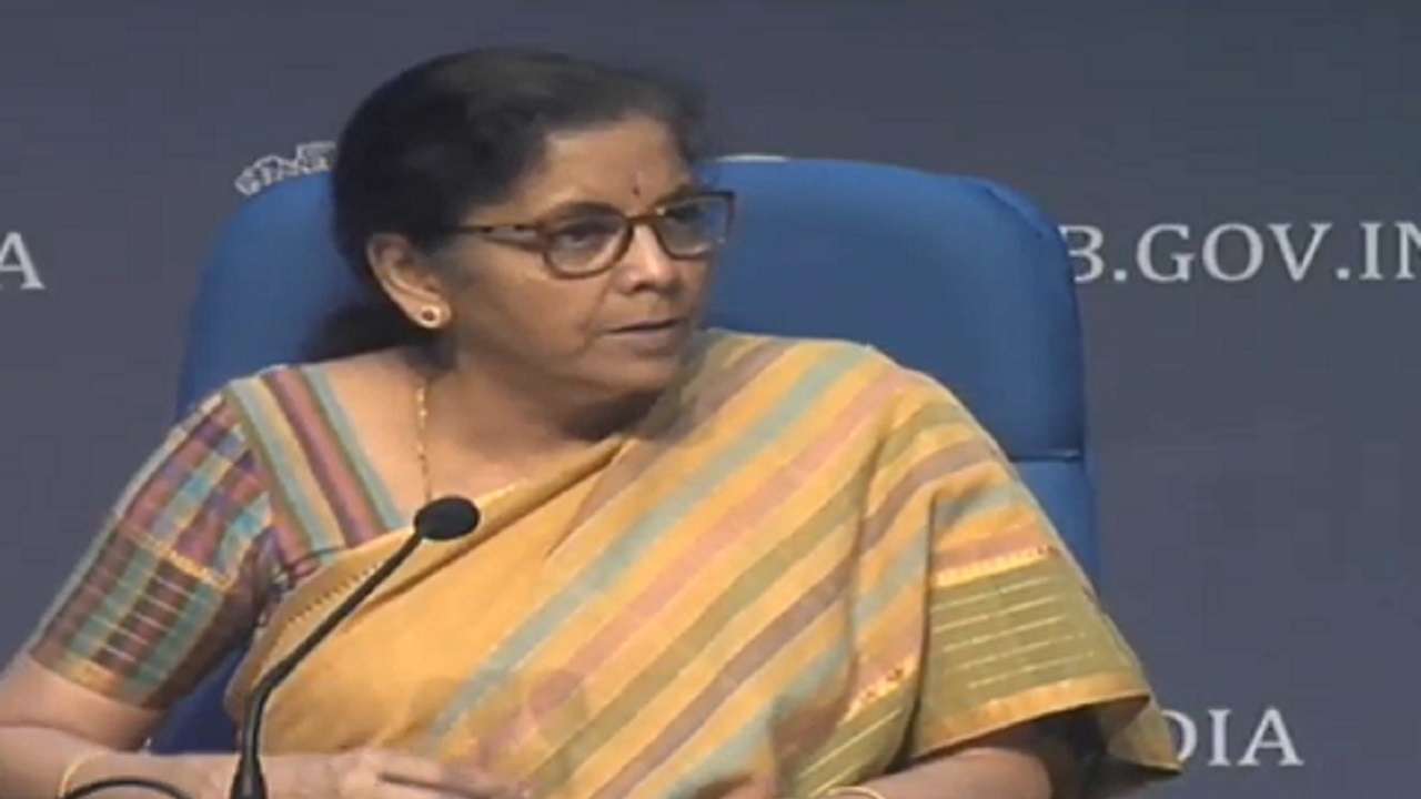 Finance Minister Nirmala Sitharaman