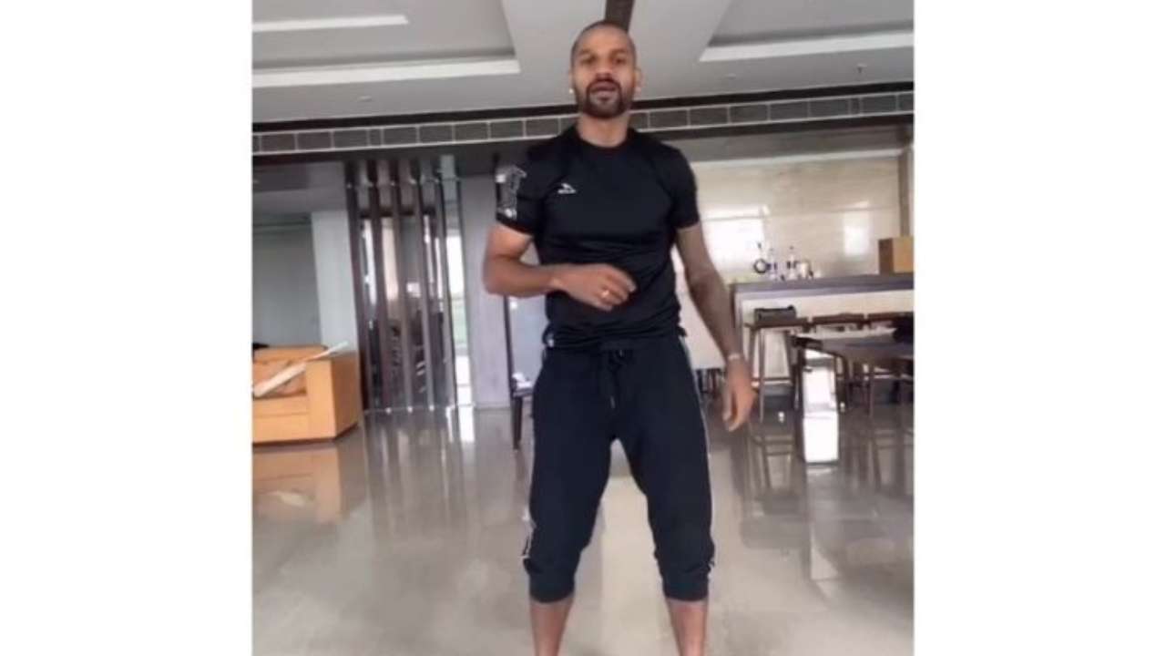 Shikhar Dhawan takes up siren beat' challenge feat. Zoravar
