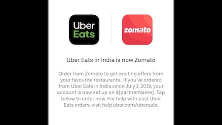Uber Eats losing out to competition